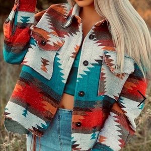 Aztec flannel/coat